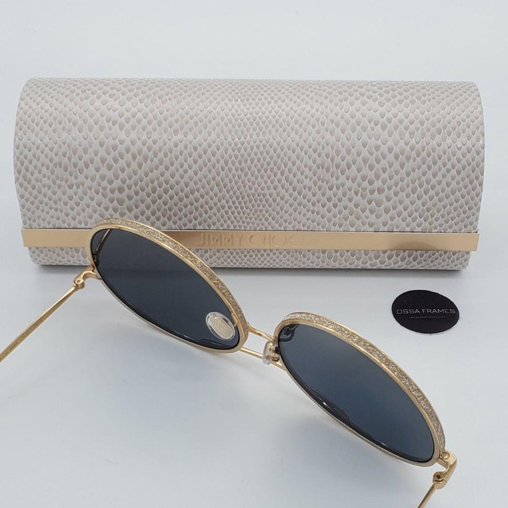 BRAND NEW Jimmy Choo Leni/F/S Glitter Sunglasses - Picture 2 of 11